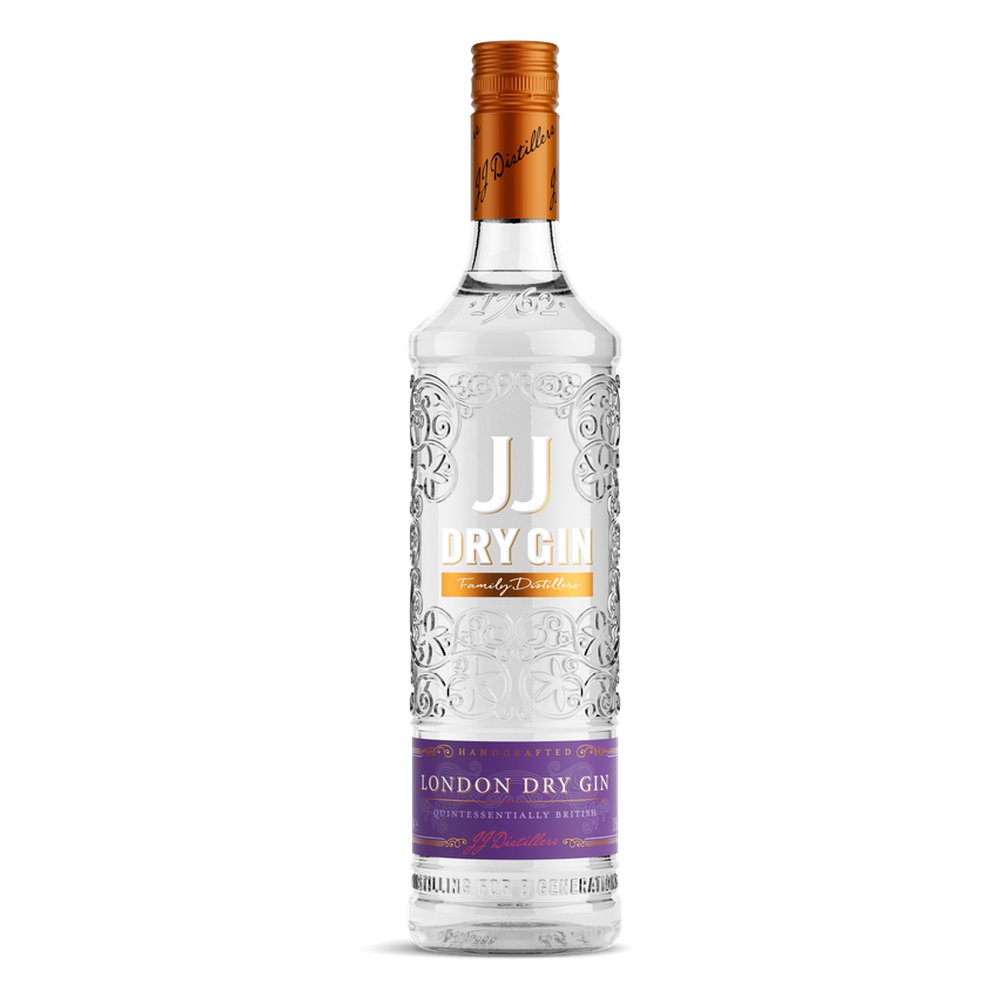Gin JJ London Dry 37,5% 700 ml