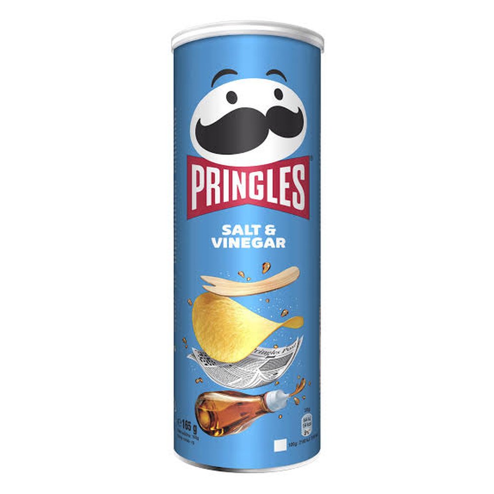 Pringles Salt & Vinegar 165 ml Tuba