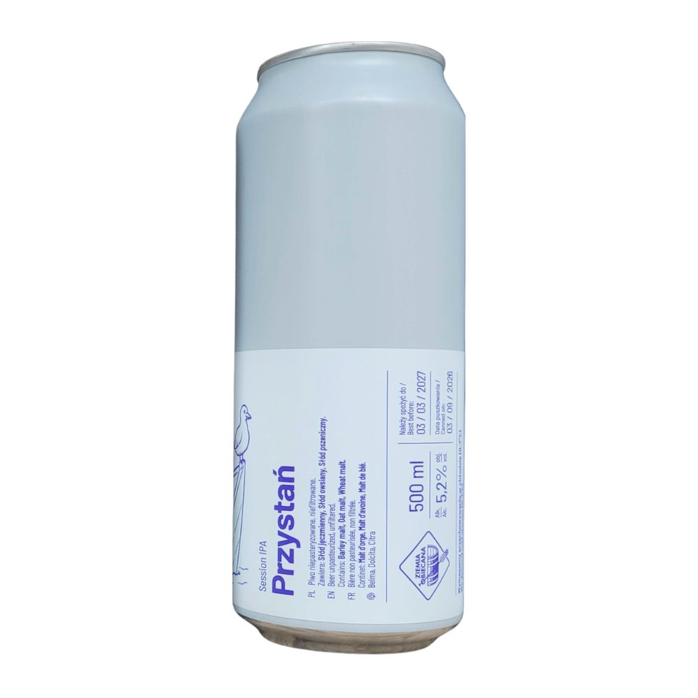 Piwo Ziemia Obiecana Przystań Session IPA 5,2% 500 ml puszka