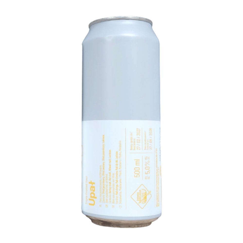 Piwo Ziemia Obiecana Upał Peach Mandarine Juicy Sour 5,5% 500 ml puszka