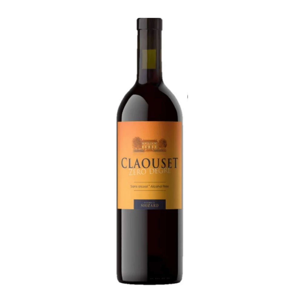 Wino Claouset Zero degre Merlot 0% czerwone wytrawne 750 ml