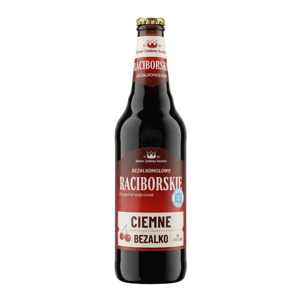 Piwo Raciborskie Radler Bezalkoholowe Wiśniowe 0% 500 ml