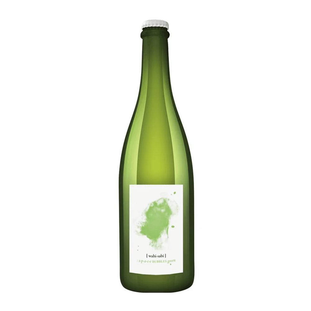 Wino musujące Wabi Sabi Space Bubbles Green PET NAT z chmielem 10,5% białe wytrawne 750 ml