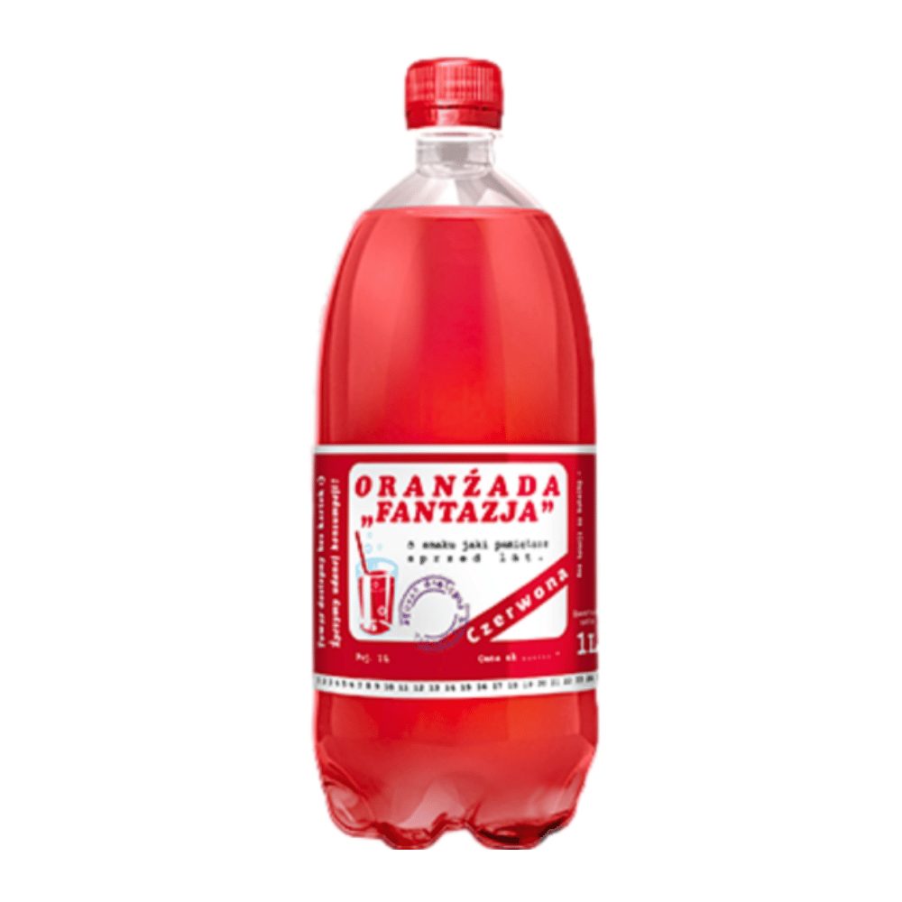 Napój 	Fantazja Oranżada Czerwona 1000 ml DRS