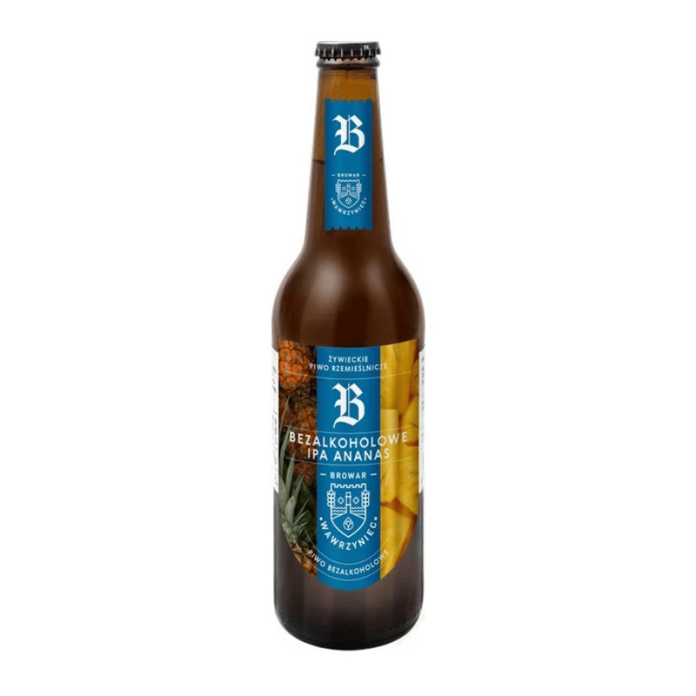 Piwo Browar Wawrzyniec Ananas Bezalkoholowe IPA 0% 500 ml