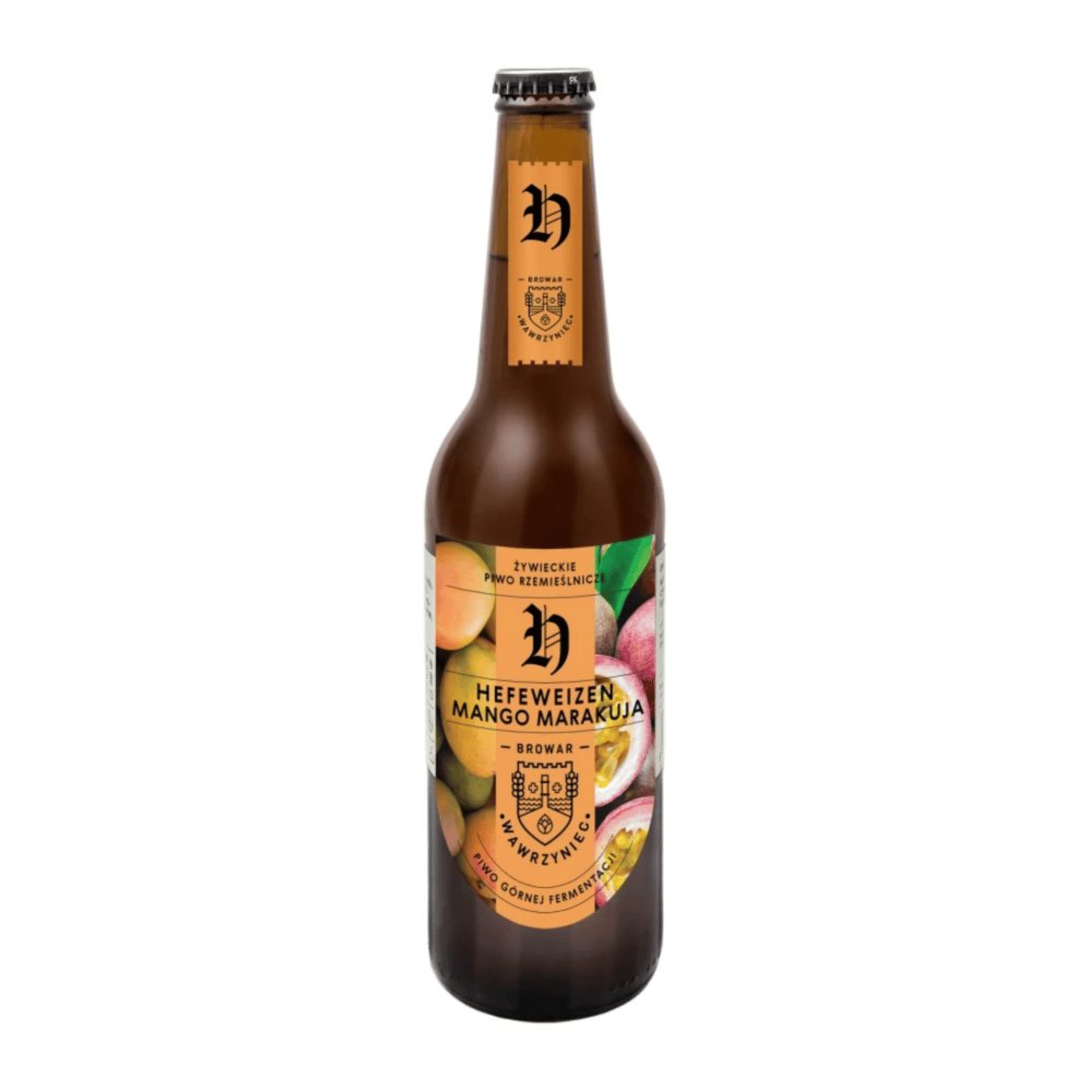 Piwo Browar Wawrzyniec Hefeweizen Mango Marakuja 4,9% 500 ml