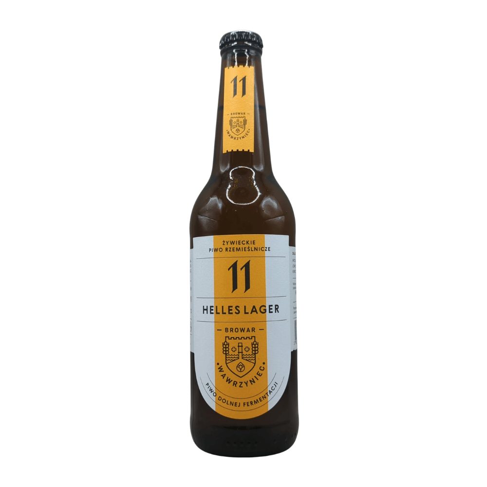 Piwo Browar Wawrzyniec Helles Lager 11 4,6% 500 ml