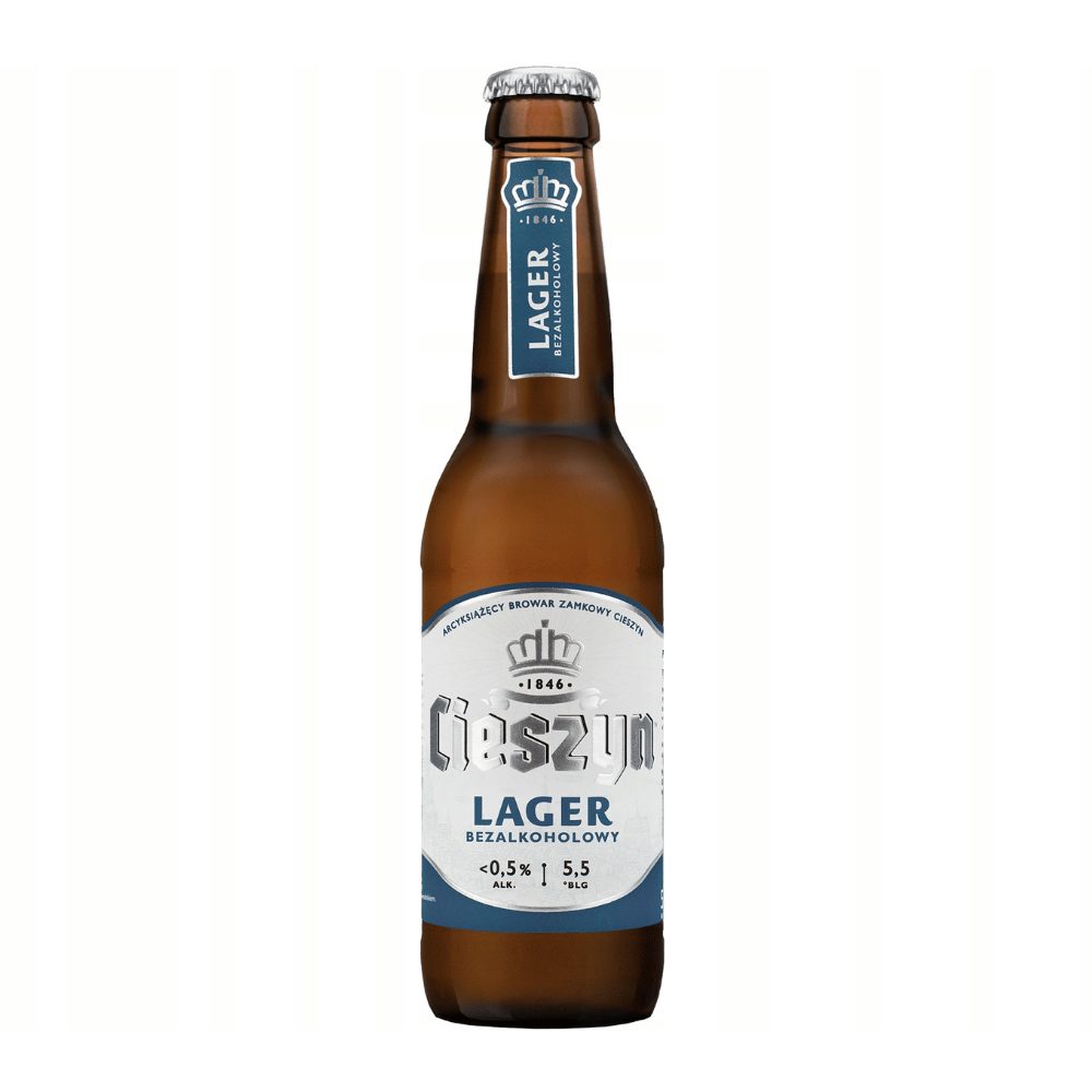Piwo Cieszyn Lager 0% 330 ml