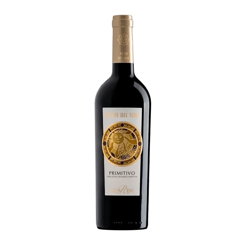 Wino Pietre del Sole Primitivo Puglia IGT 13% czerwone półwytrawne 750 ml