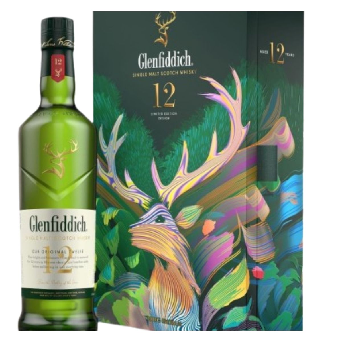 Whisky Glenfiddich 12YO 40% 700 ml kartonik