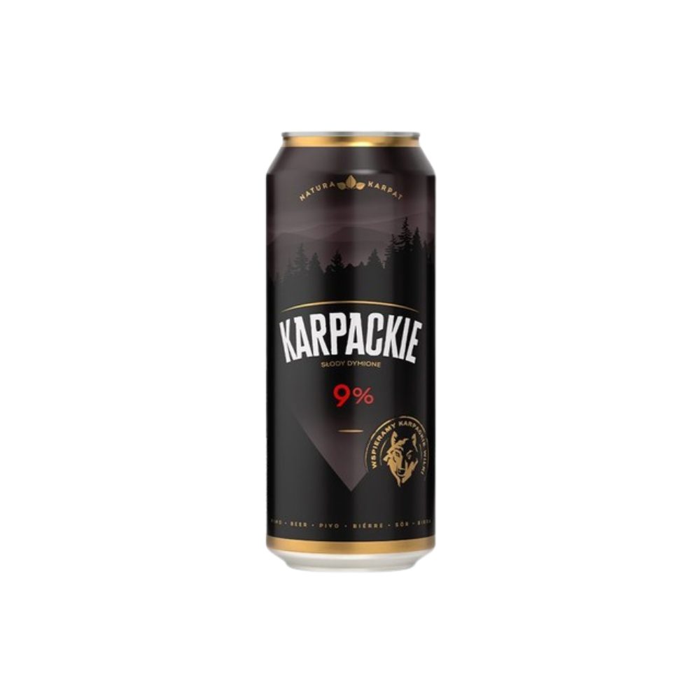 Piwo Karpackie Super Mocne 9% 500 ml puszka DRS