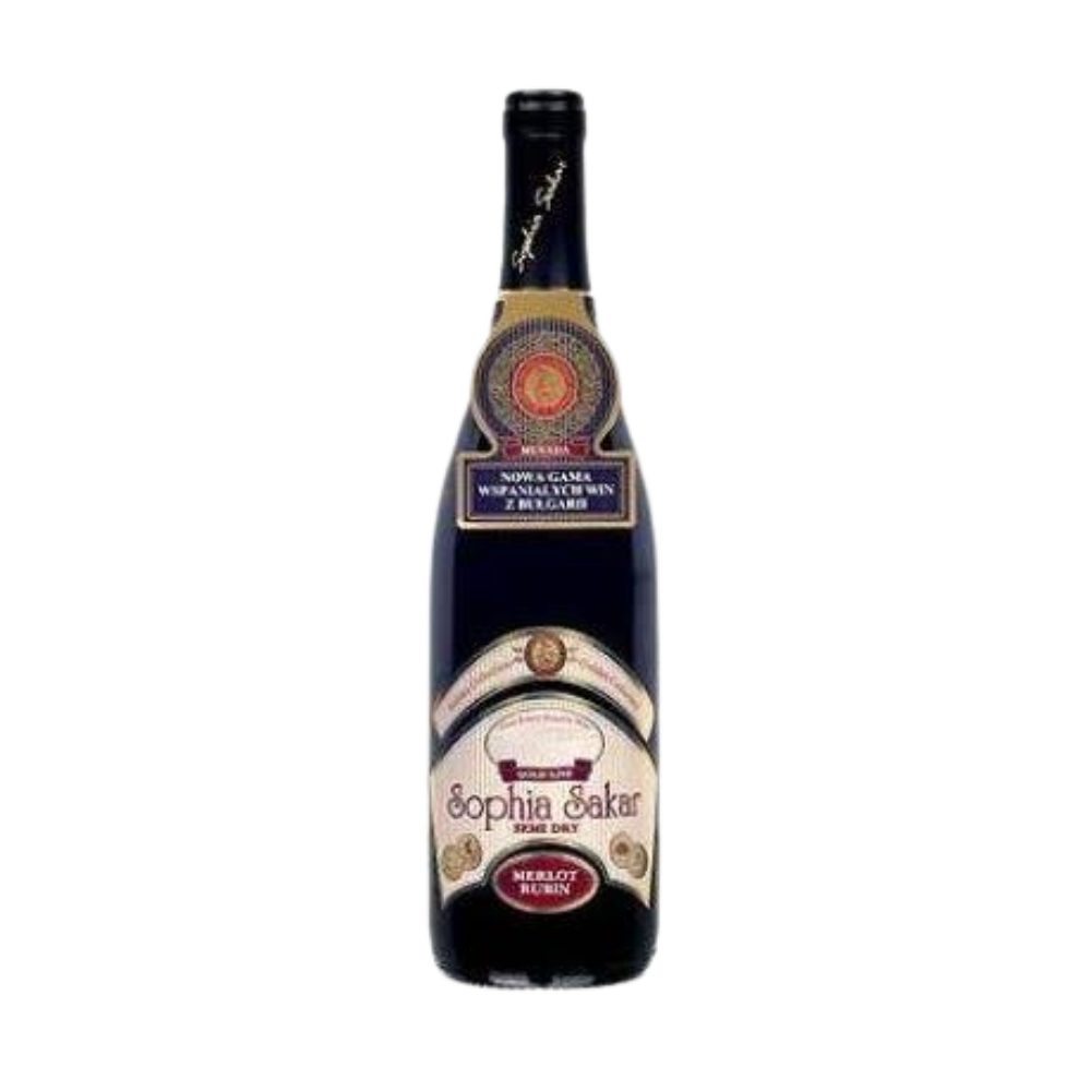 Wino Sophia Sakar Merlot 11,5% czerwone półwytrawne 750 ml