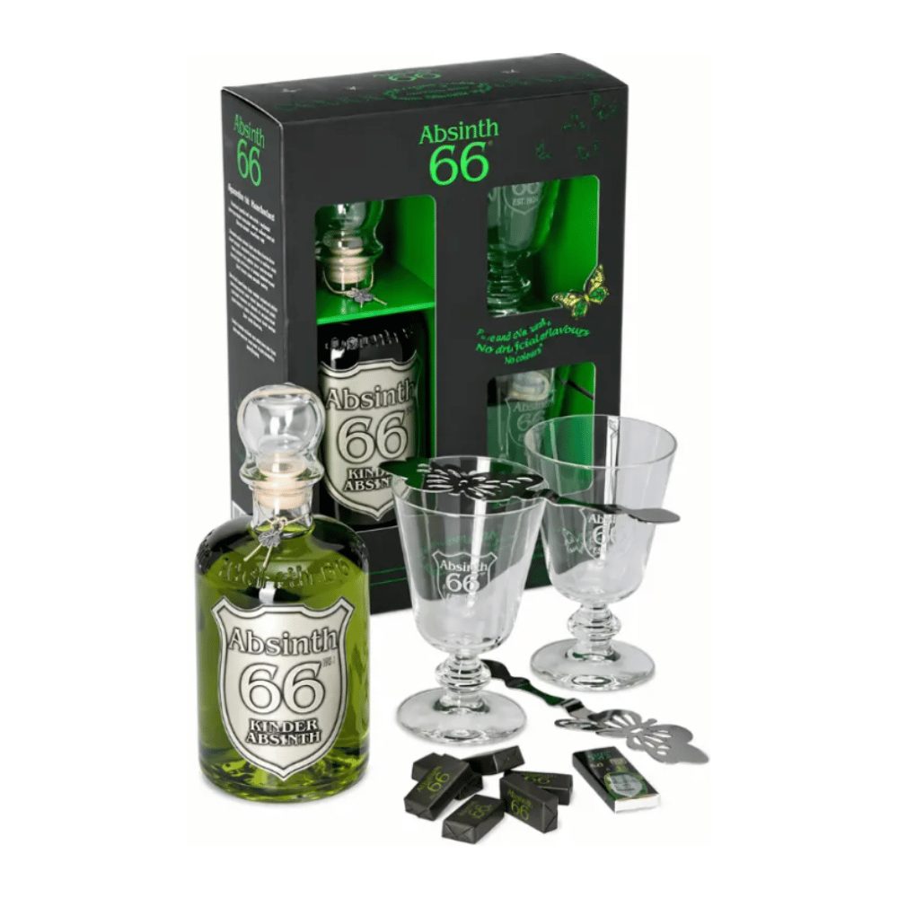 Absynt Absinth 66% 500 ml + 2 kieliszki
