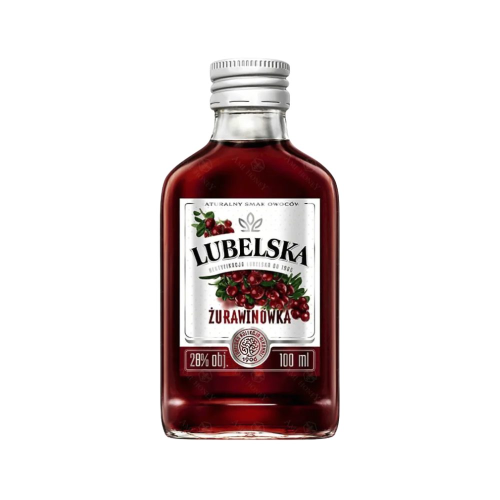 Likier Lubelska Żurawinówka 25% 90 ml