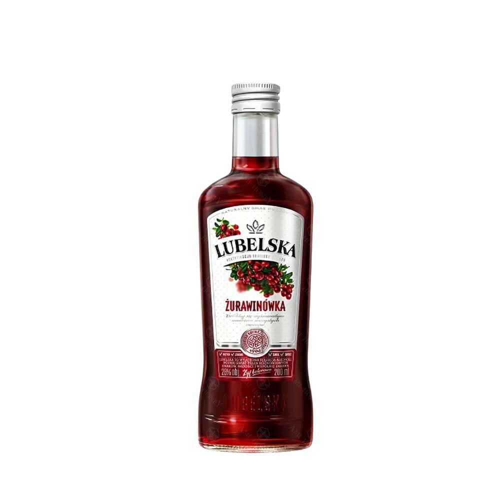 Likier Lubelska Żurawinówka 25% 200 ml