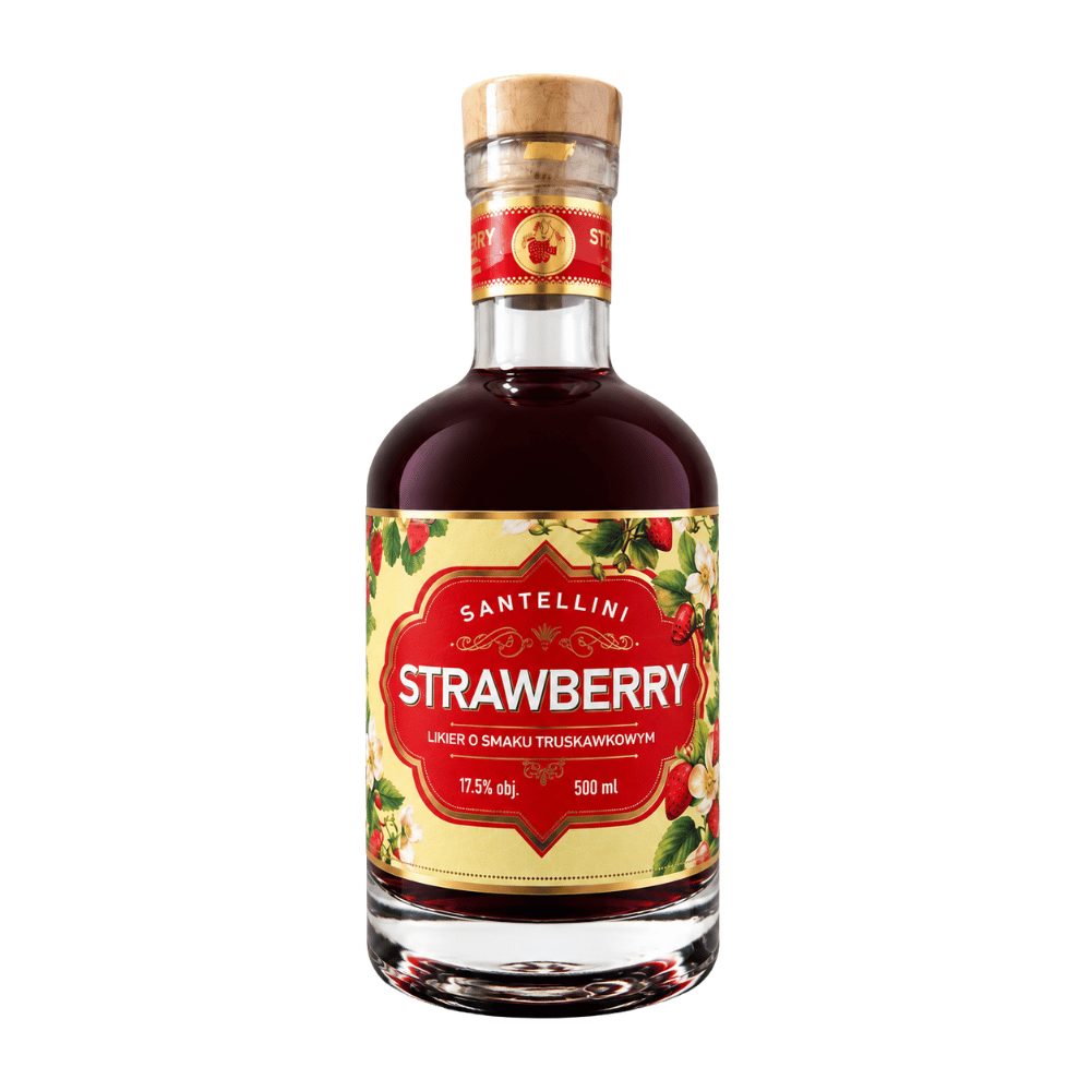 Likier Santellini Strawberry 17,5% 500 ml