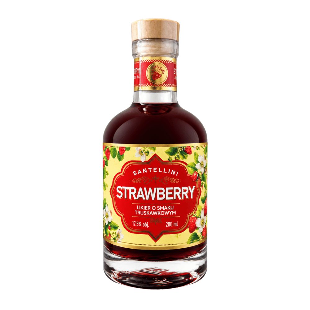 Likier Santellini Strawberry 17,5% 200 ml