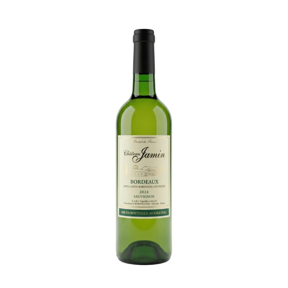 Wino Chateau Jamin Bordeaux Sauvignon Blanc HVE13% białe wytrawne 750 ml