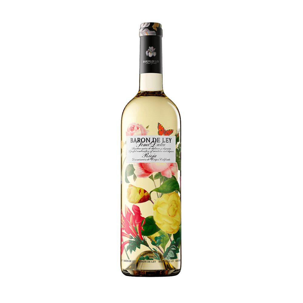 Wino Baron de Ley blanco semi dulce 10,5% białe półsłodkie 750 ml