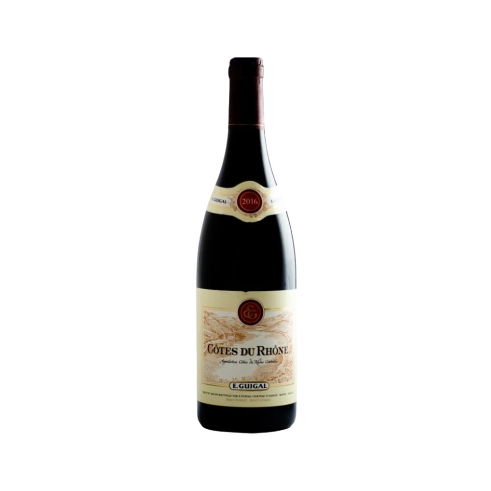 Wino E.Guigal Cotes Du RHone Rouge 14% czerwone wytrawne 375 ml