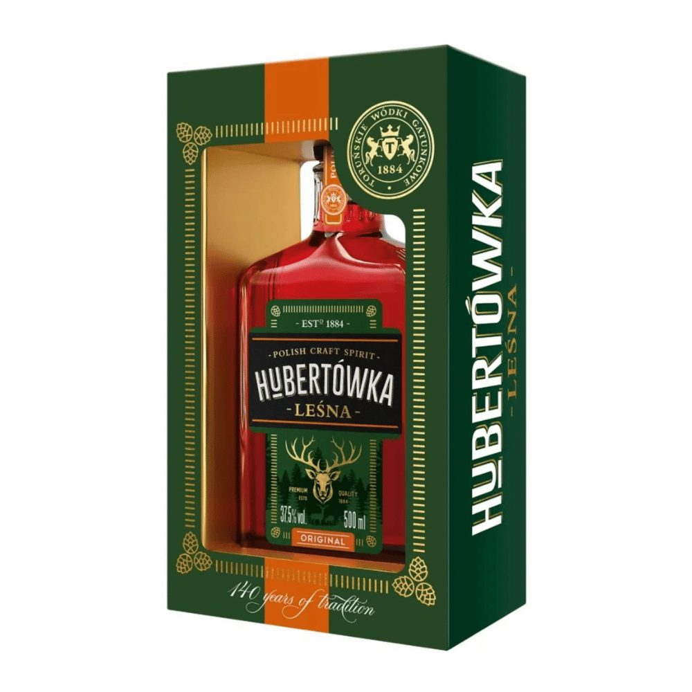 Wódka Hubertówka Leśna Bitter  37,5% 500 ml kartonik
