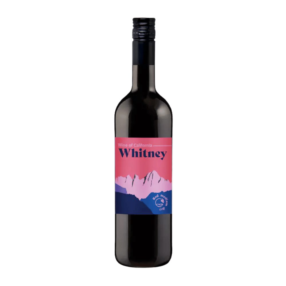 Wino Whitney California USA 12,5% czerwone półwytrawne 750 ml
