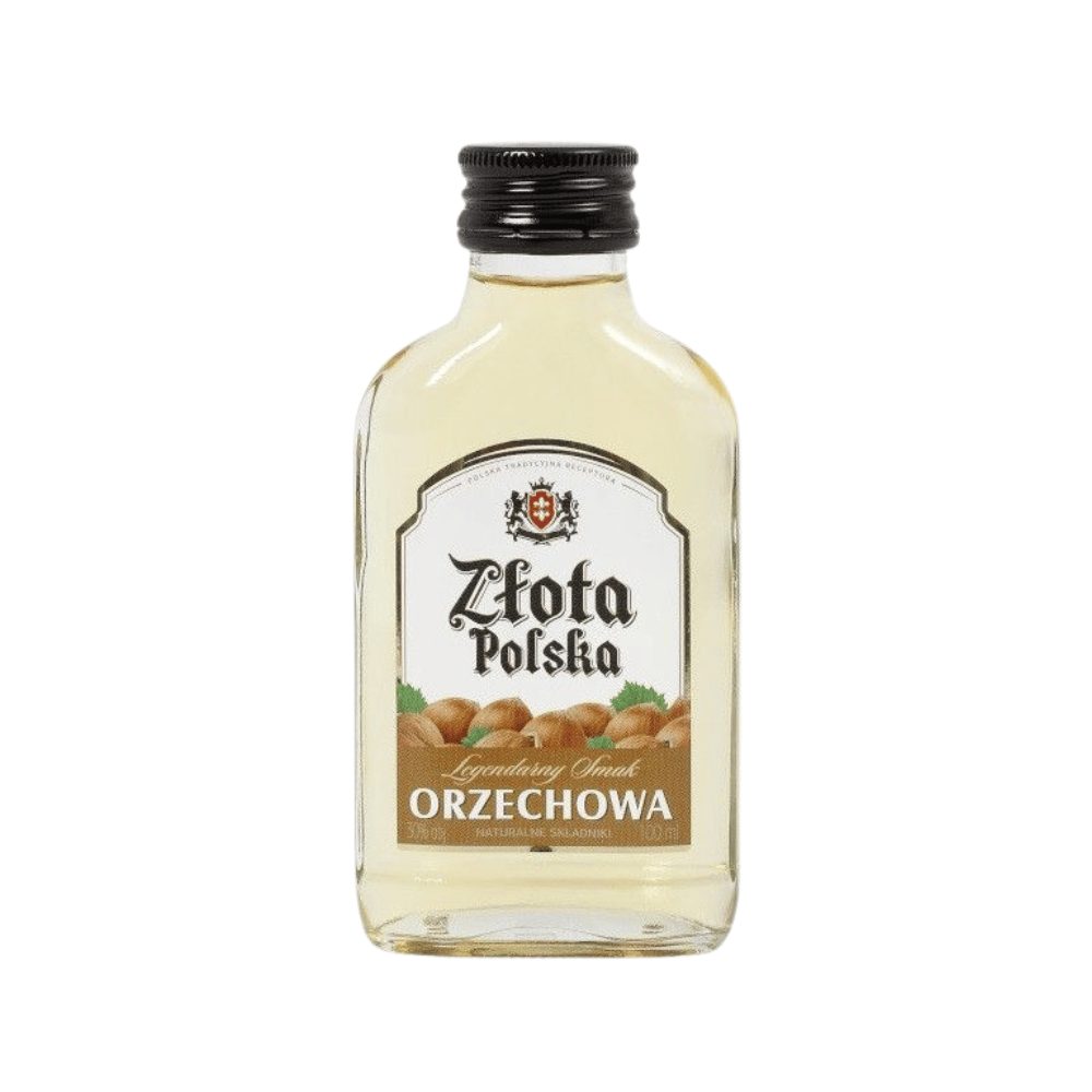 Wódka Złota Polska Orzechowa 30% 24 x 100 ml