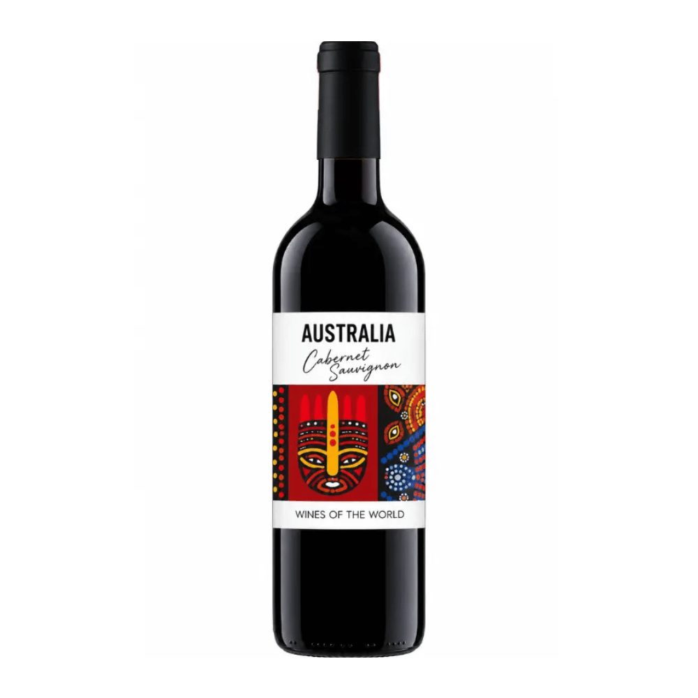 Wino Wines Of The World Australia Shiraz Cabernet Sauvignon 13% czerwone wytrawne 750 ml