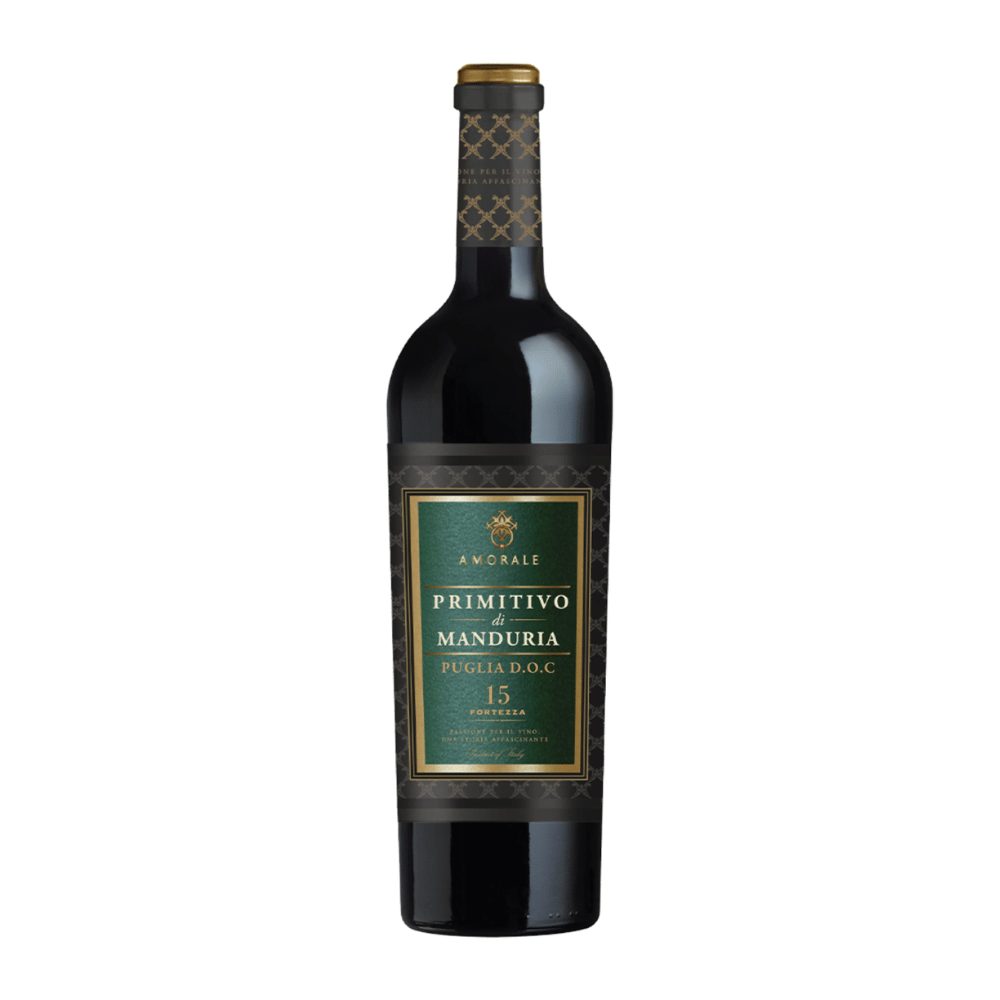 Wino Amorale Primitvo Di Manduria 14% czerwone wytrawne 750 ml