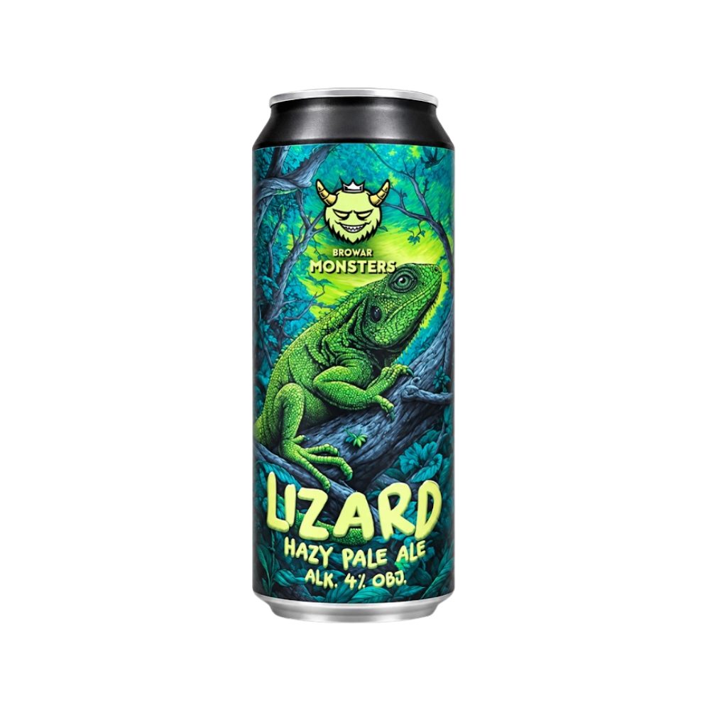 Piwo Monsters Lizard Hazy Pale Ale 4% 500ml puszka