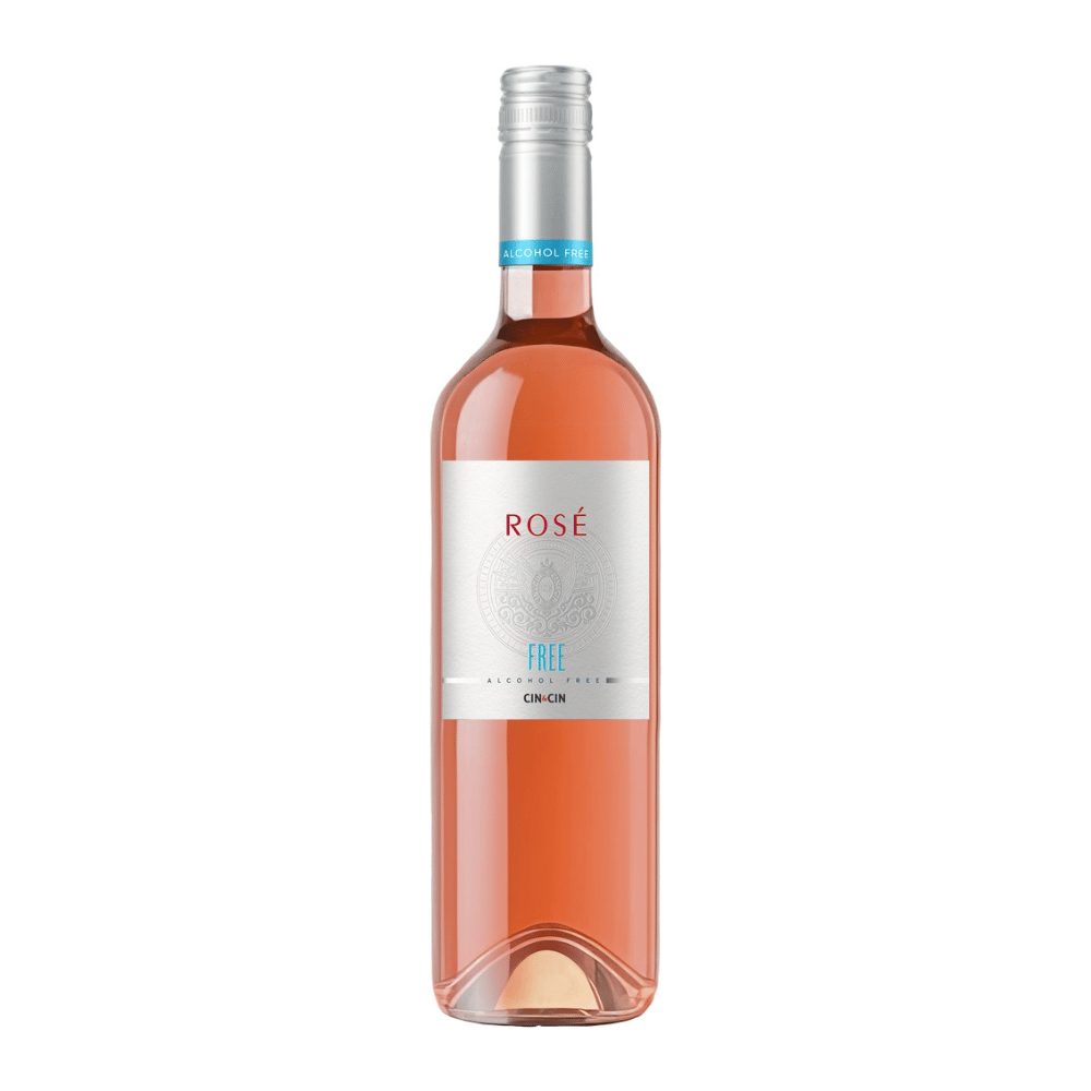 Wino Cin&Cin Rose Free Stołowe 0% różowe słodkie 750 ml