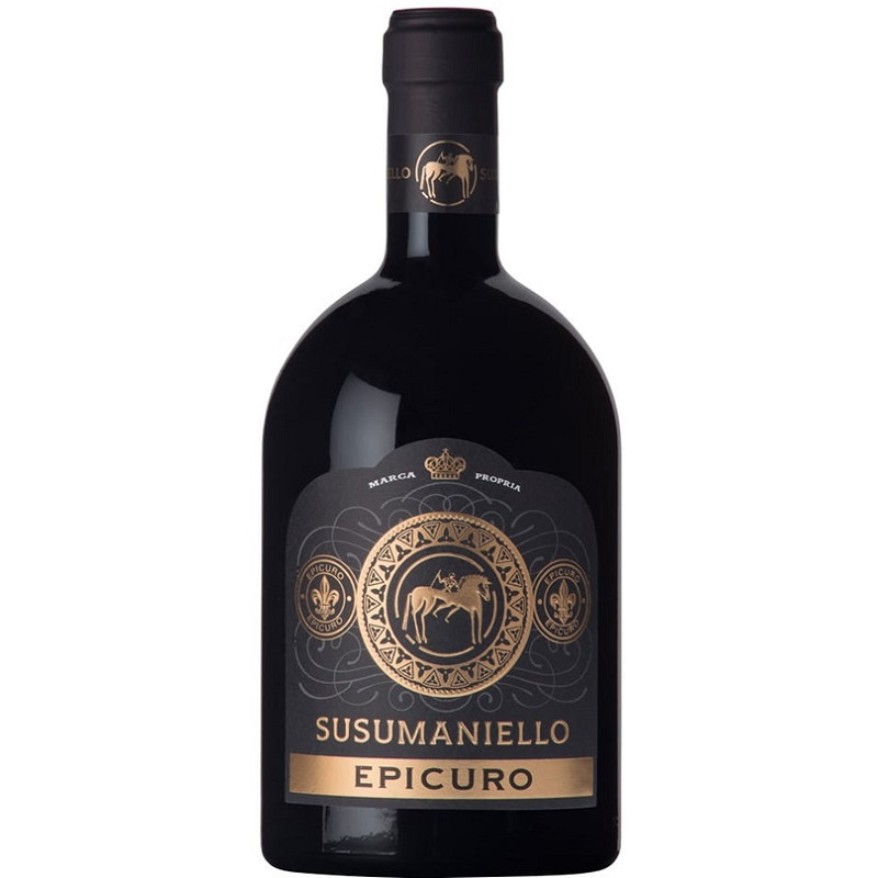 Wino Epicuro Susumaniello wytrawne czerwone 14 % 750 ml