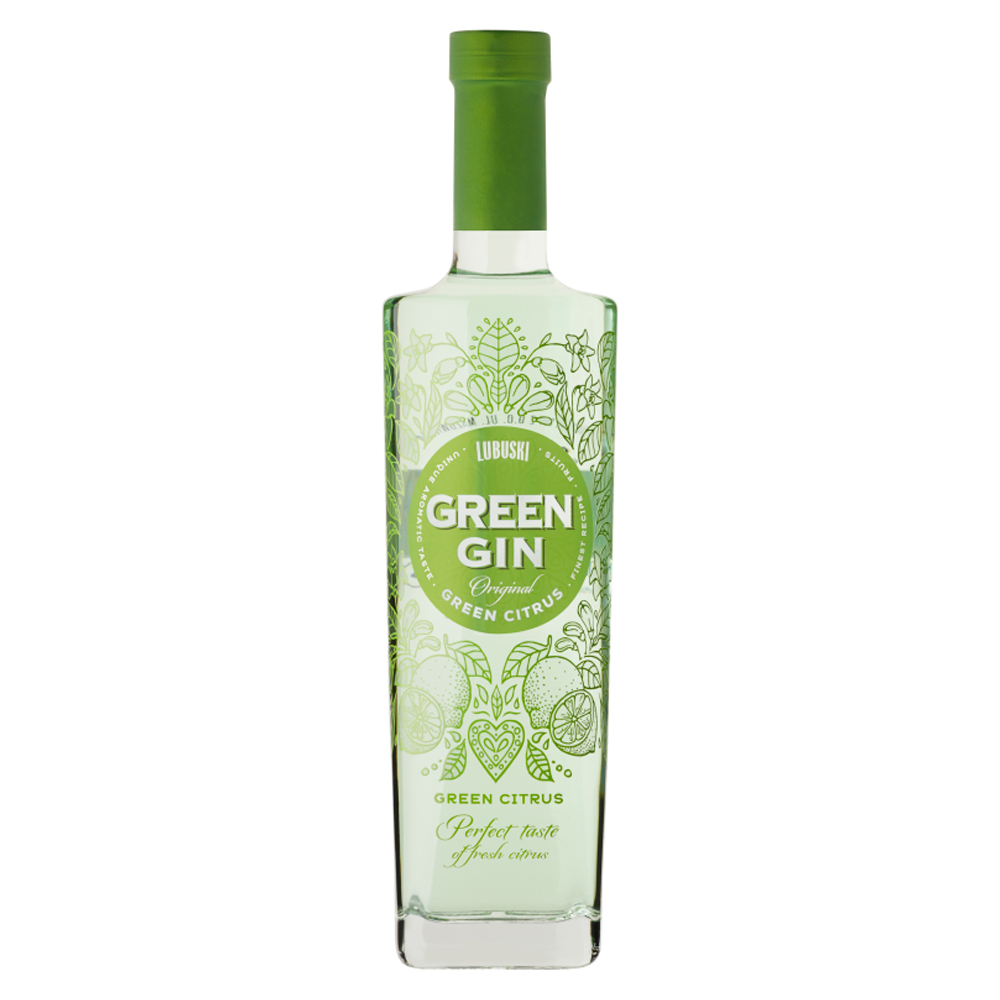 Gin Lubuski Green Citrus 37,5% 500 ml