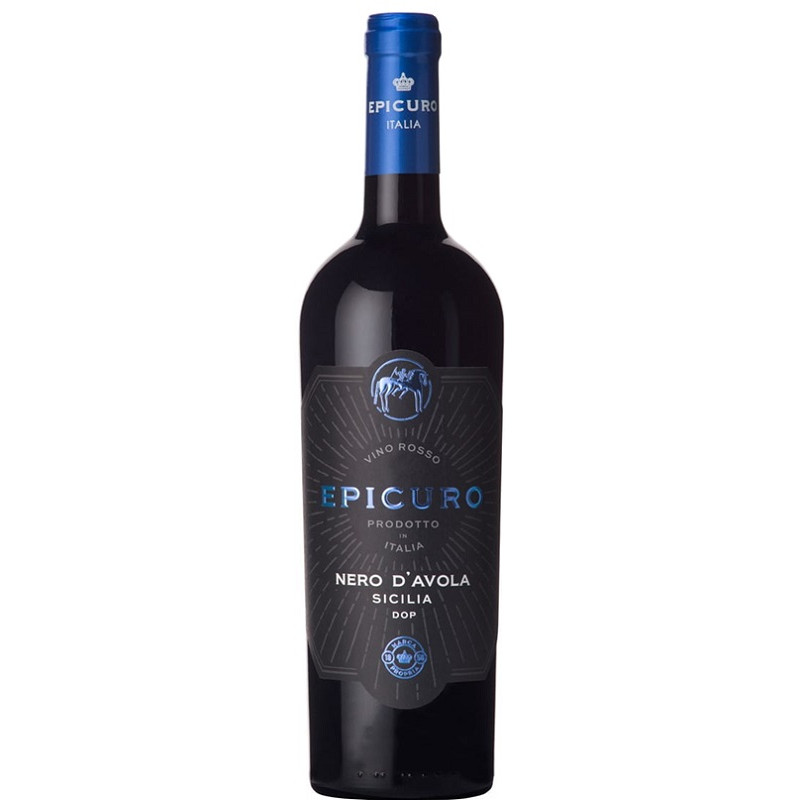 Wino Epicuro Nero D'Avola 12,5% czerwone wytrawne 750 ml