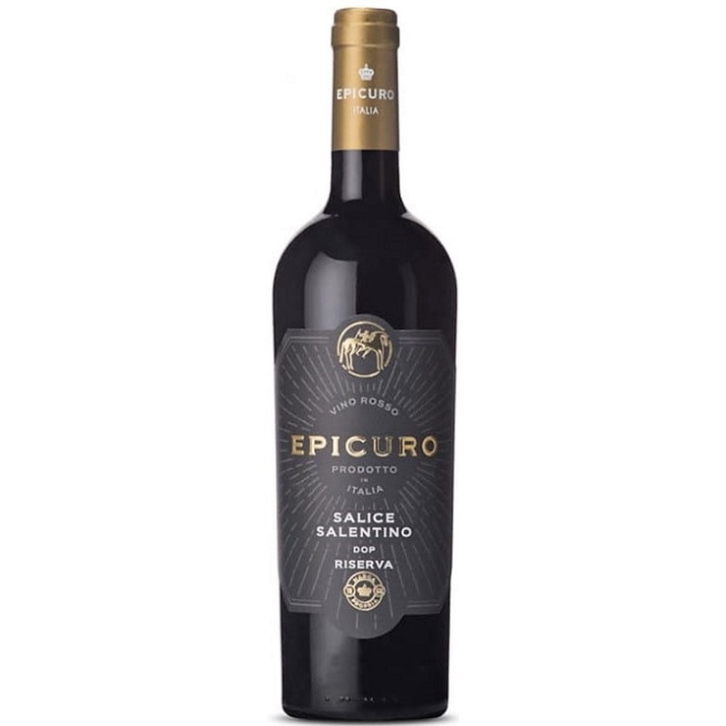 Wino Epicuro Salice Salentino Riserva wytrawne czerwone 13,5 % 750 ml
