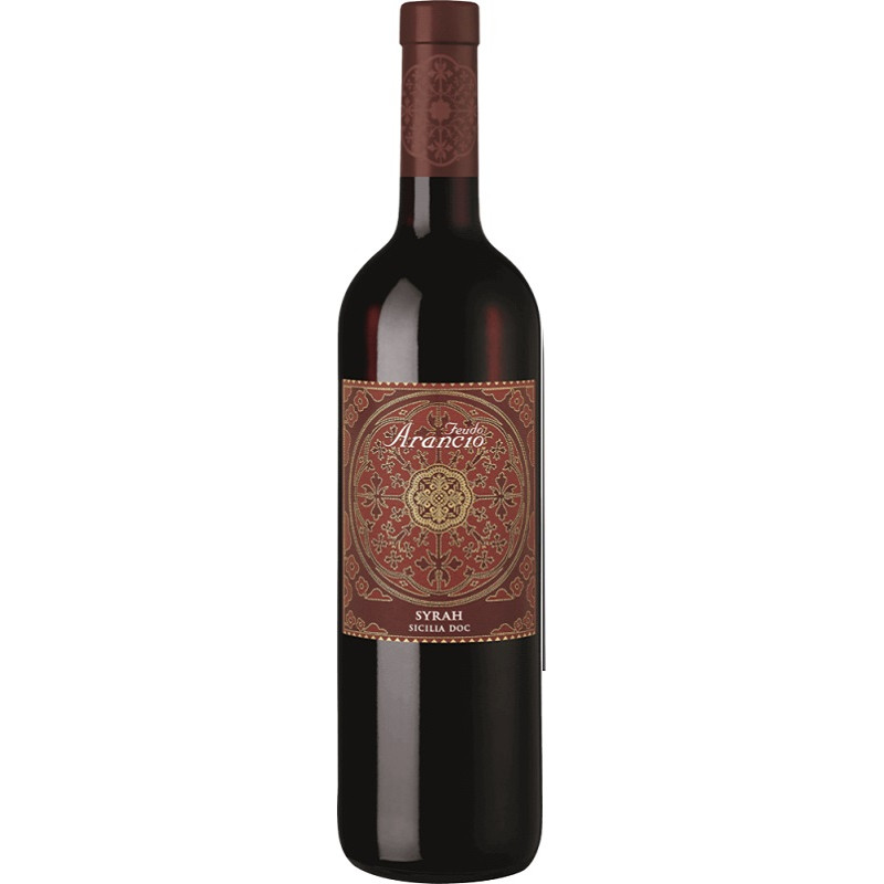 Wino Feudo Arancio Syrah wytrawne czerwone 13 % 750 ml