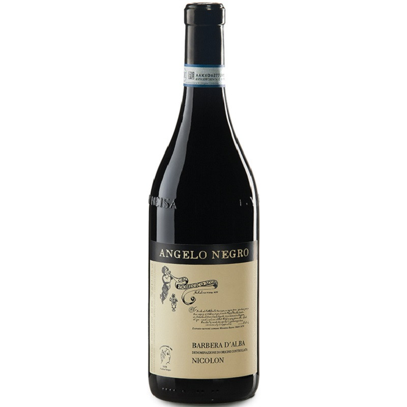 Wino Angelo Negro Nicolon Barbera D`Alba wytrawne czerwone 14,5 % 750 ml