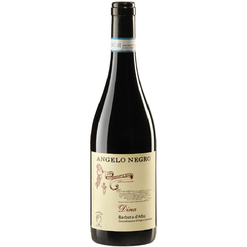 Wino Angelo Negro Dina Barbera D`Alba wytrawne czerwone 13,5 % 750 ml