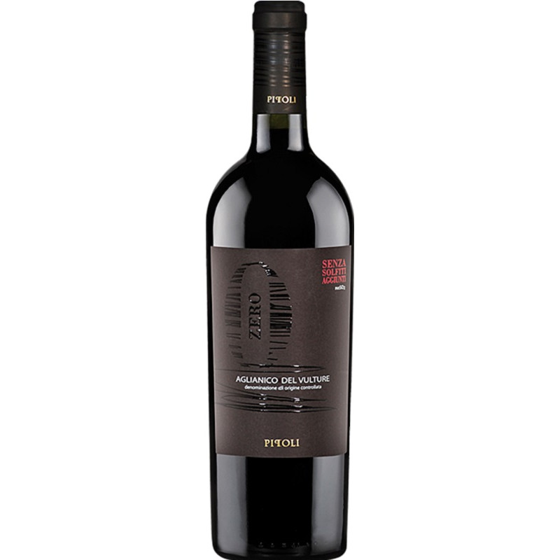 Wino Vigneti Del Vulture Pipoli Zero Aglianico wytrawne czerwone 13,5 % 750 ml