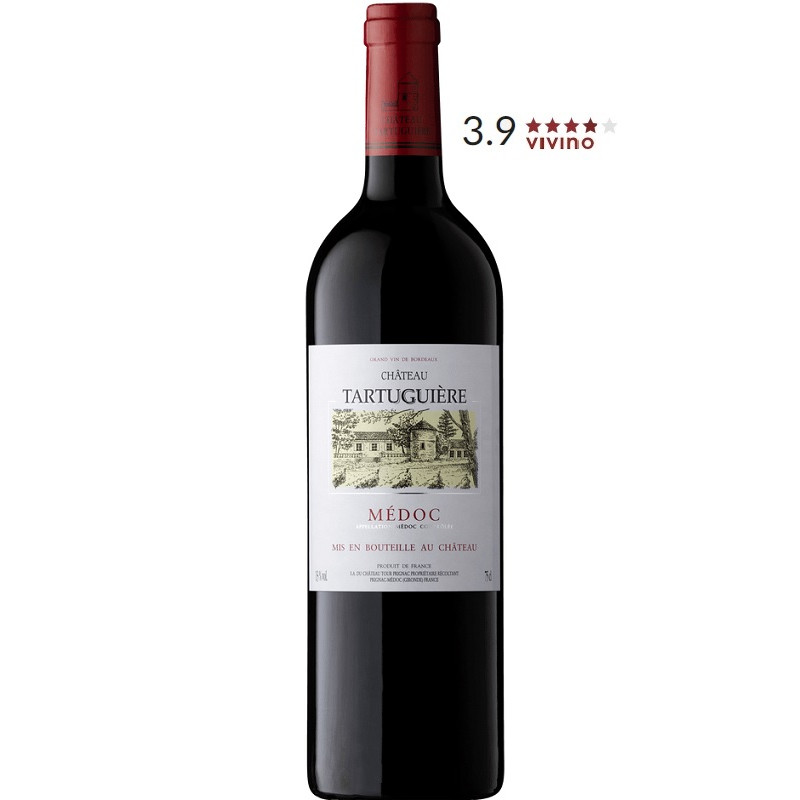 Wino Chateau Tartuguiere Medoc czerwone wytrawne 13,5 % 750 ml
