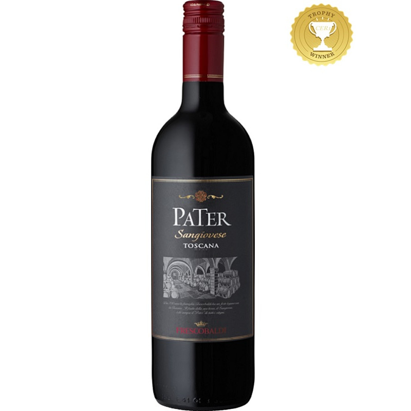 Wino Pater Sangiovese Frescobaldi wytrawne czerwone 12,5 % 750 ml