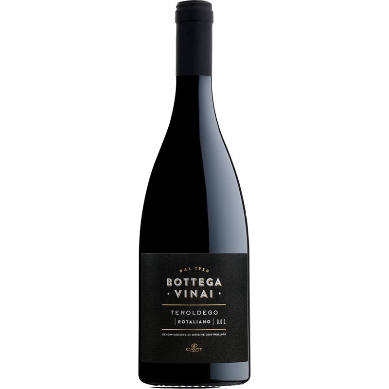 Wino Cavit Bottega Vinai Teroldego Rotaliano Trentino DOC wytrawne czerwone 13 % 750 ml