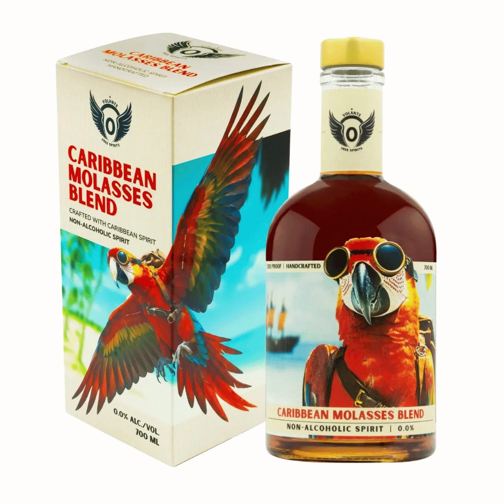 Rum bezalkoholowy Volante Caribbean Molasses Blend 0% 700 ml kartonik