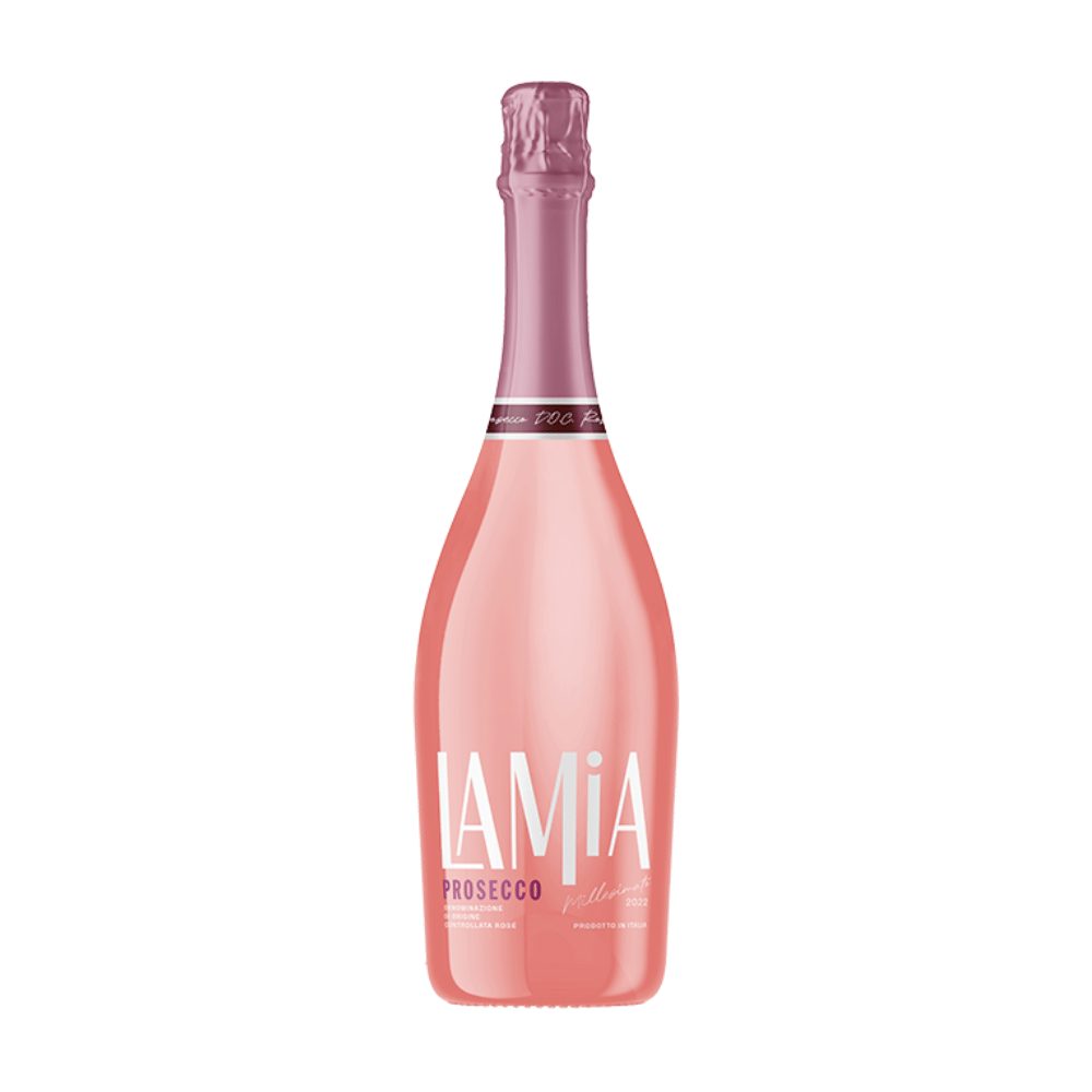Wino musujące Lamia Rose Prosecco 11% różowe wytrawne 750 ml