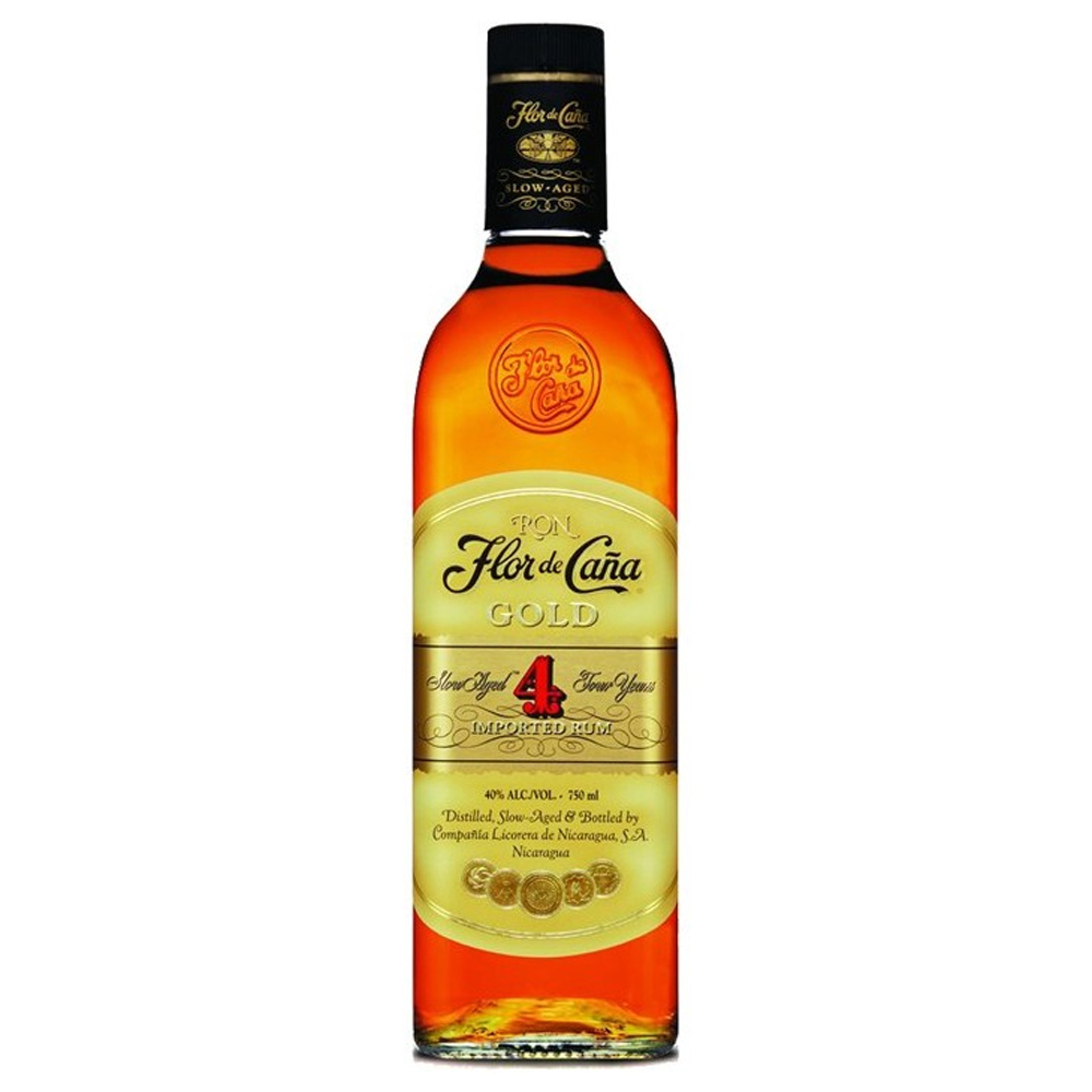 Rum Flor de Cana 4 YO Anejo Oro 40% 700 ml
