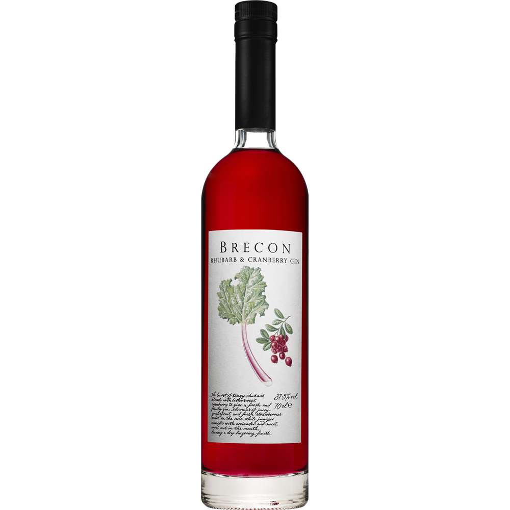 Gin Brecon Rhubarb Cranberry 37,5% 700 ml