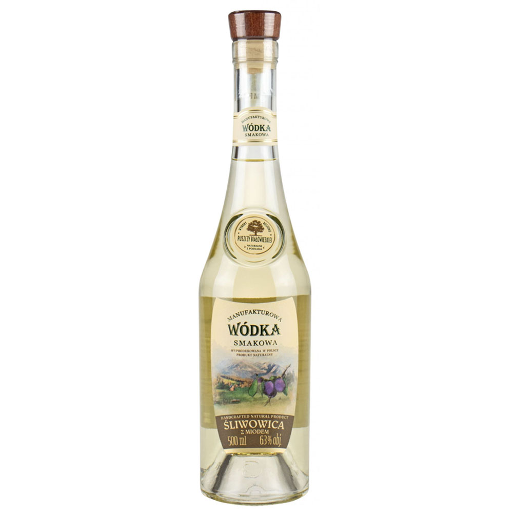 Wódka Manufakturowa Wódka Śliwowicowa 63% 500 ml