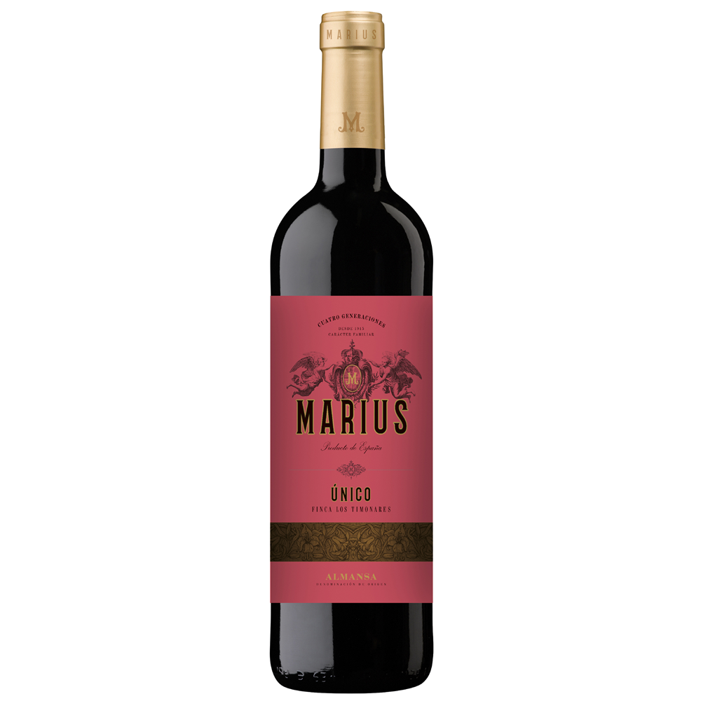 Wino Marius Unico Red 14% czerwone półwytrawne 750 ml