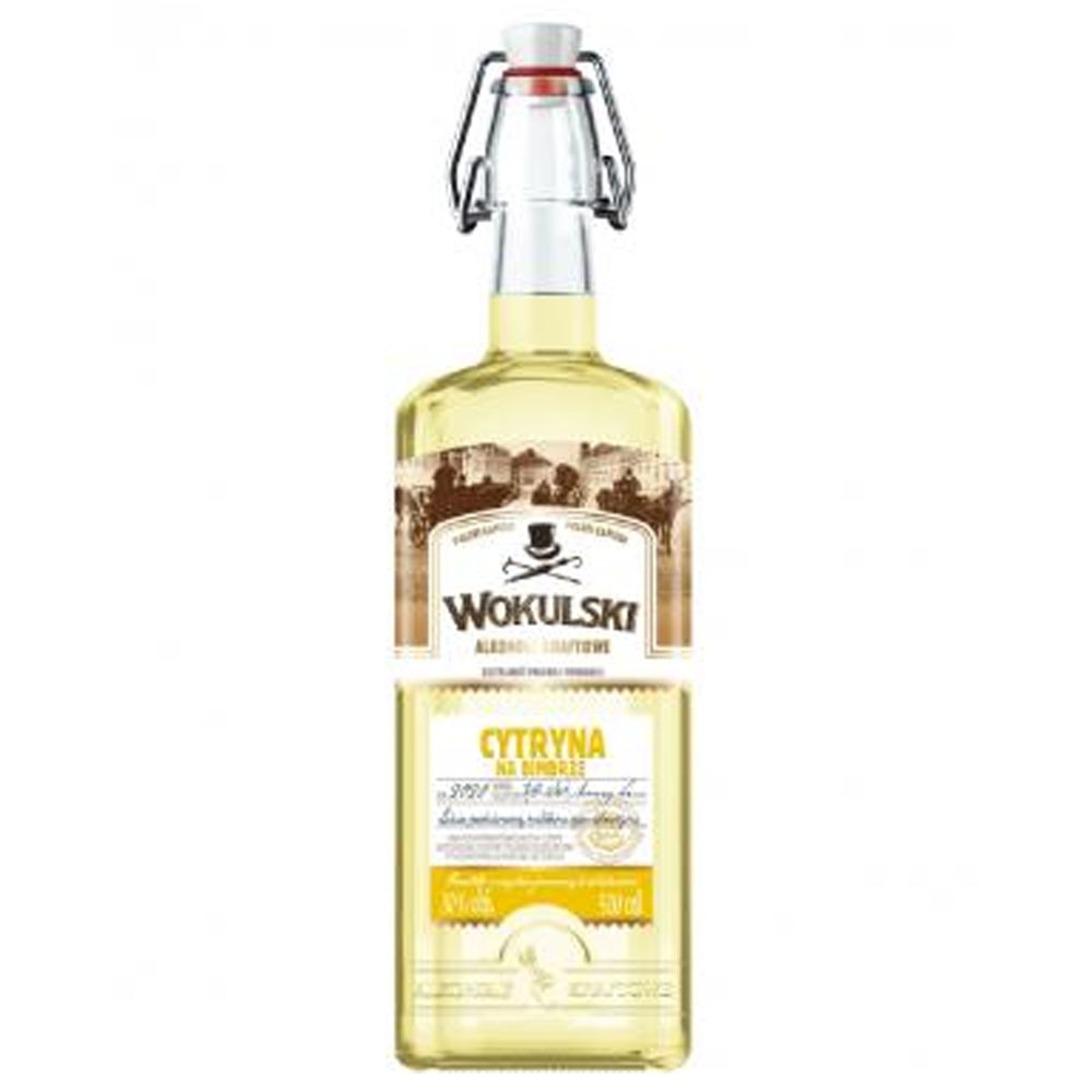 Wódka Wokulski Cytryna Na Bimbrze 30% 500 ml