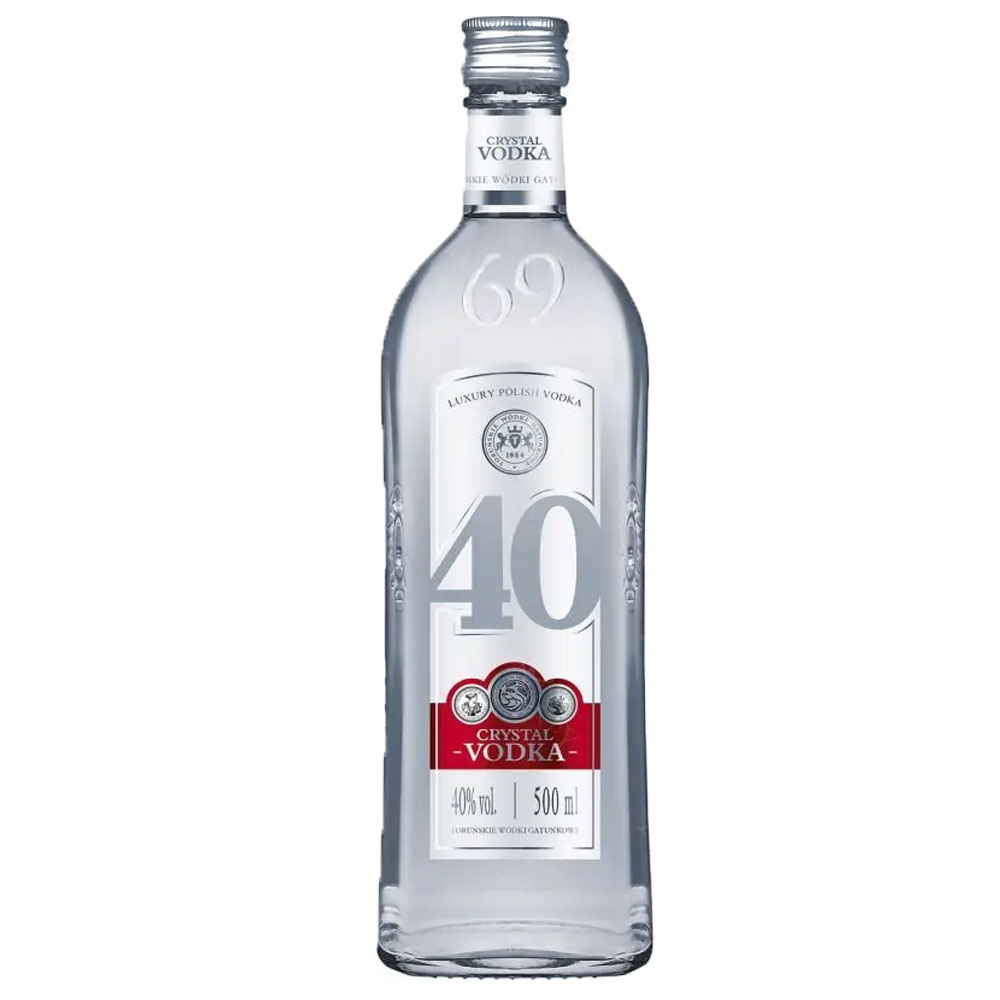 Wódka 40 Crystal Vodka 40% 500 ml